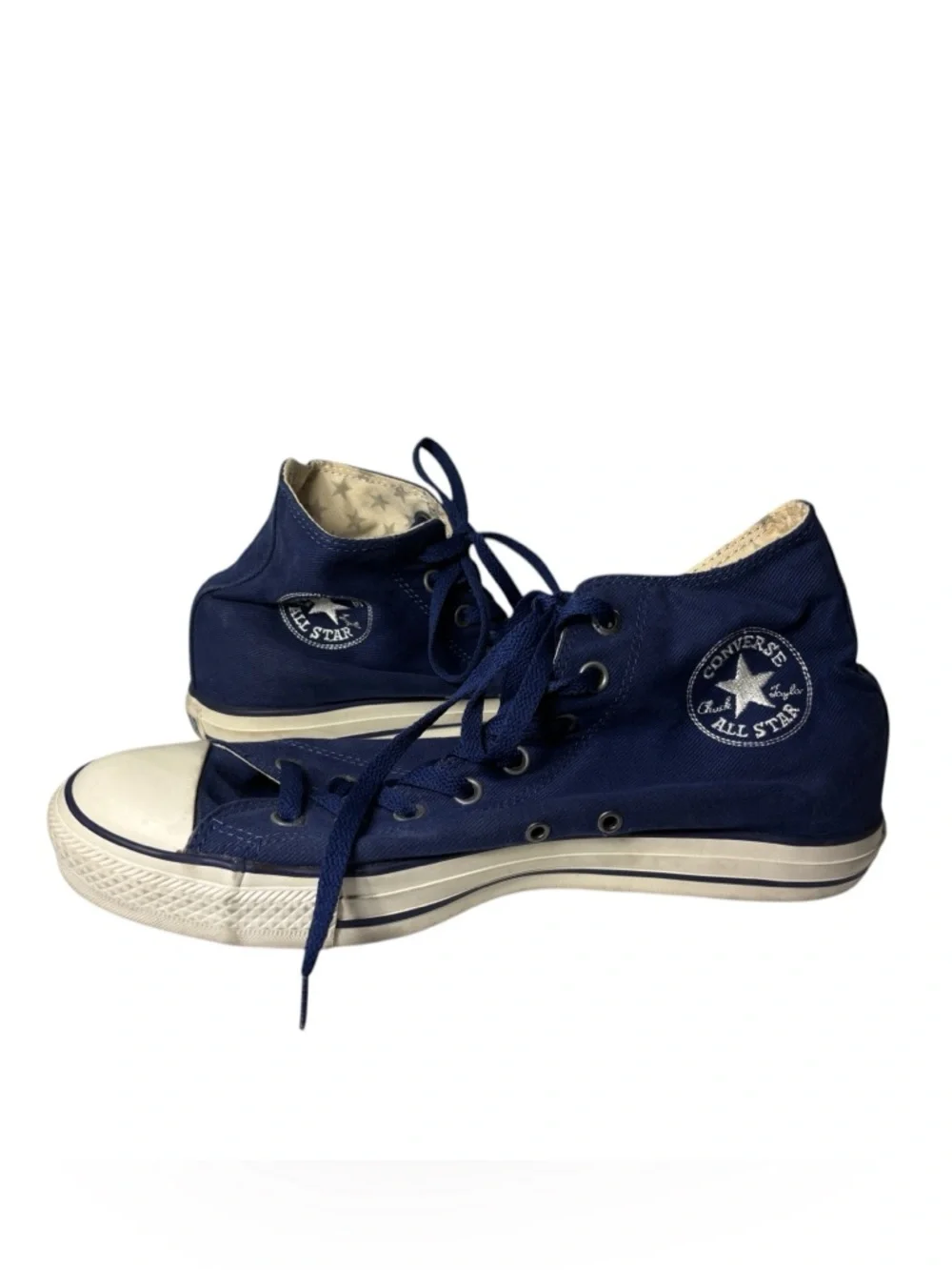 Converse Chuck Taylor All Star Shoes Men’s Size 11 Blue High Top Canvas Unisex - Picture 3 of 8